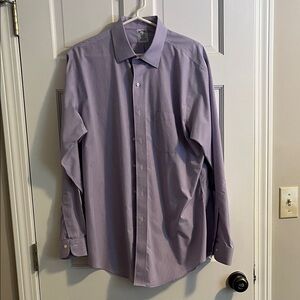 Brooks Brothers Lavender Striped Dress Shirt